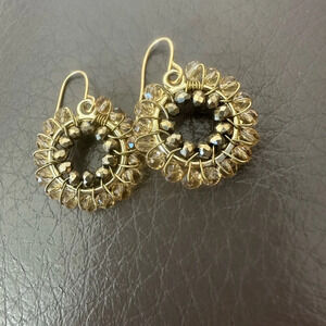 Shiny magical earrings